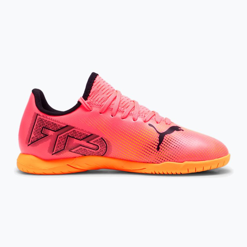 Detské kopačky PUMA Future 7 Play IT sunset glow/puma black/sun stream 9