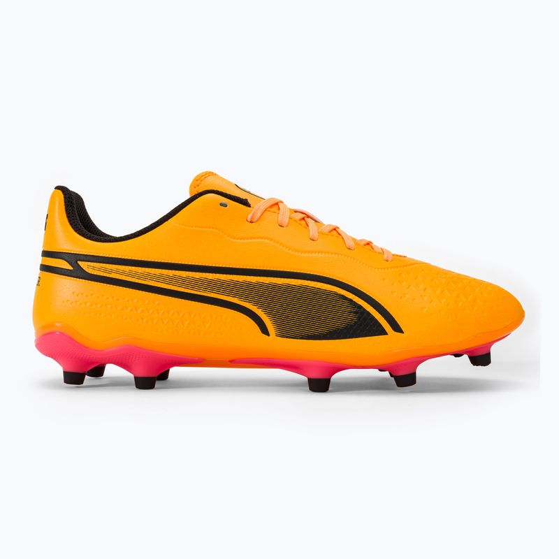 Futbalové kopačky PUMA King Match Fg/Ag sun stream/puma black/sunset glow 2