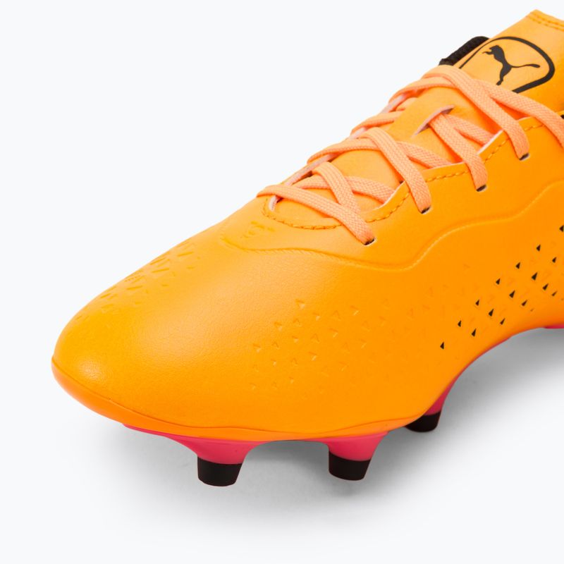 Futbalové kopačky PUMA King Match Fg/Ag sun stream/puma black/sunset glow 7