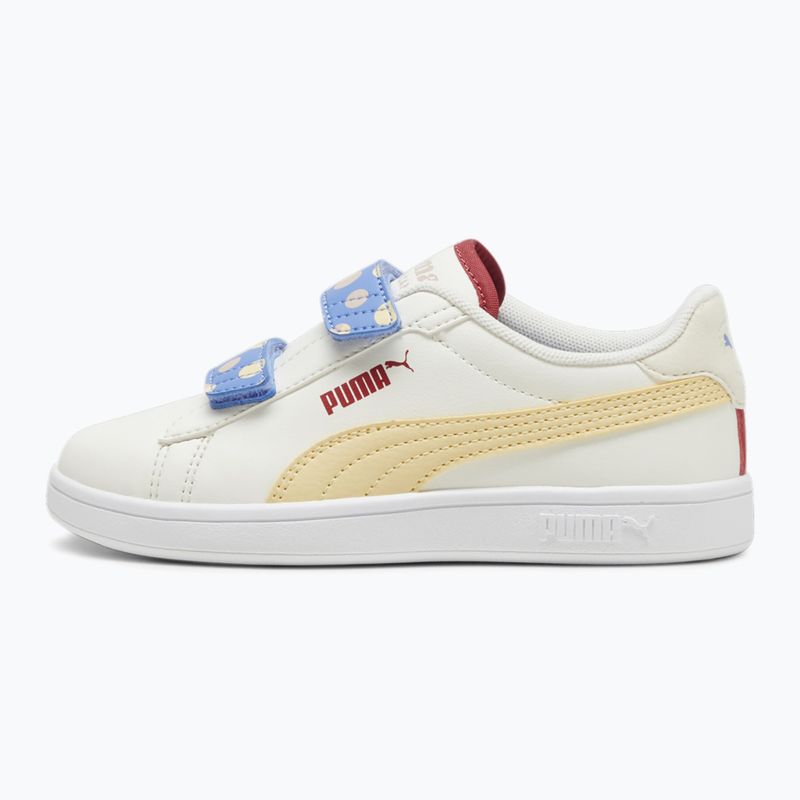 Detská obuv PUMA Smash 3.0 Summer Camp V PS warm white/chamomile/puma white 9