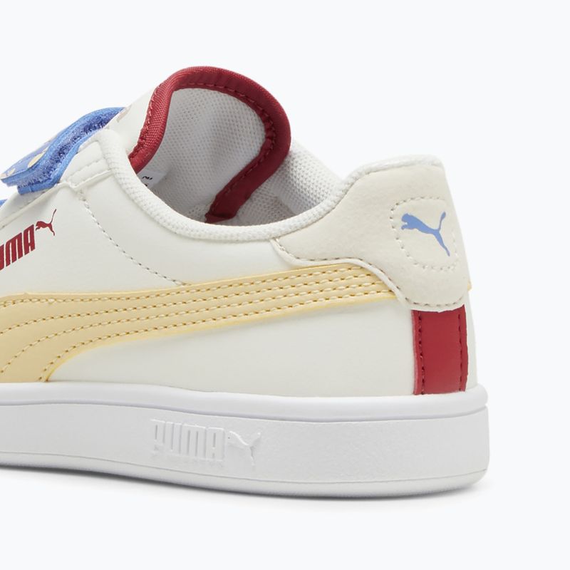 Detská obuv PUMA Smash 3.0 Summer Camp V PS warm white/chamomile/puma white 12