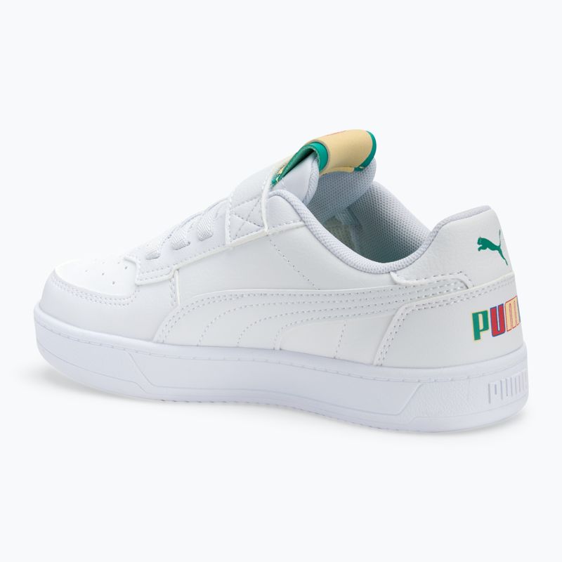Detská obuv PUMA Caven 2.0 Ready, Set, Better AC+ PS puma white/cobalt glaze/sparkling green 3
