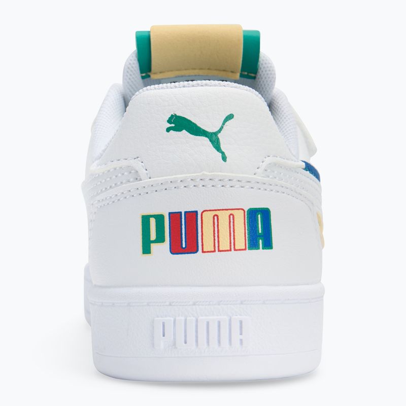 Detská obuv PUMA Caven 2.0 Ready, Set, Better AC+ PS puma white/cobalt glaze/sparkling green 6