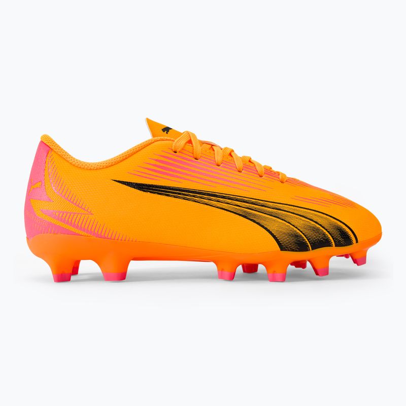 Detské kopačky PUMA Ultra Play FG/AG Jr sunset glow/puma black/sun stream 2