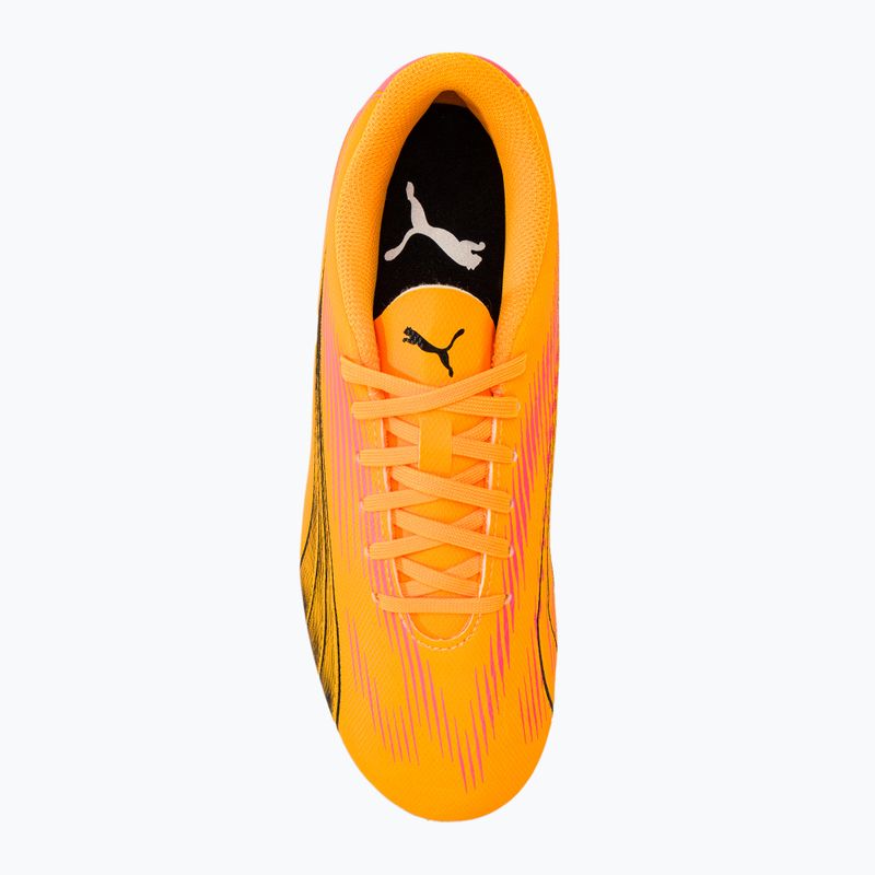 Detské kopačky PUMA Ultra Play FG/AG Jr sunset glow/puma black/sun stream 5