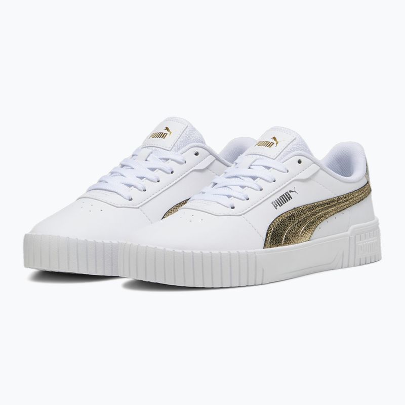 Dámska obuv PUMA Carina 2.0 Metallic Shine puma white/puma gold/puma silver 8