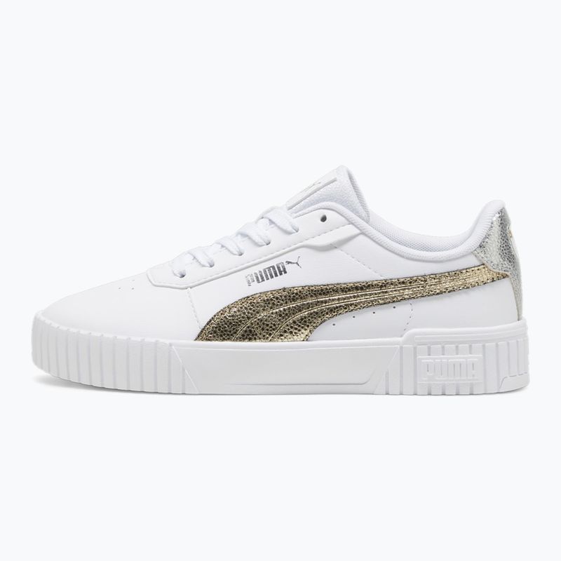 Dámska obuv PUMA Carina 2.0 Metallic Shine puma white/puma gold/puma silver 9