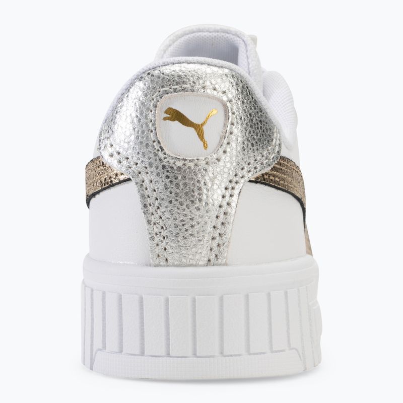 Dámska obuv PUMA Carina 2.0 Metallic Shine puma white/puma gold/puma silver 6