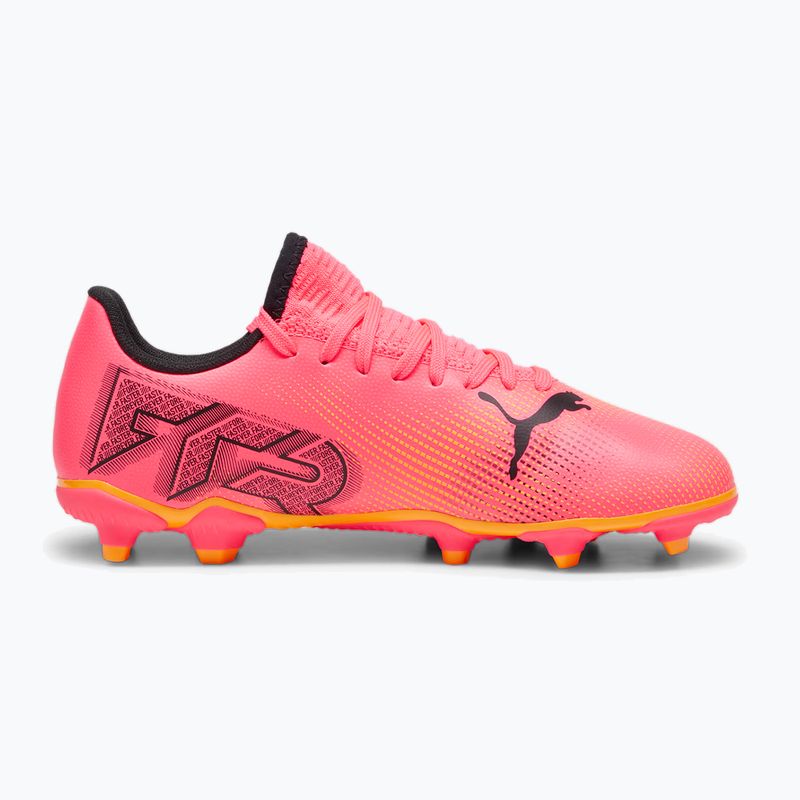 Detské kopačky PUMA Future 7 Play FG/AG Jr sunset glow/puma black/sun stream 9