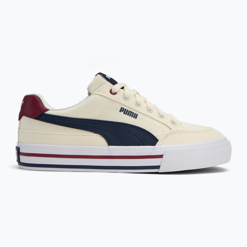 Detská obuv PUMA Court Classic Vulc FS warm white/puma navy/sugared almond 2