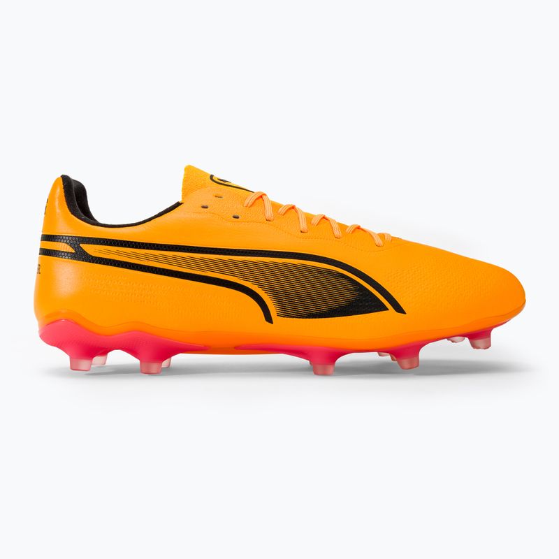 Futbalové kopačky PUMA King Pro Fg/Ag sun stream/puma black/sunset glow 2