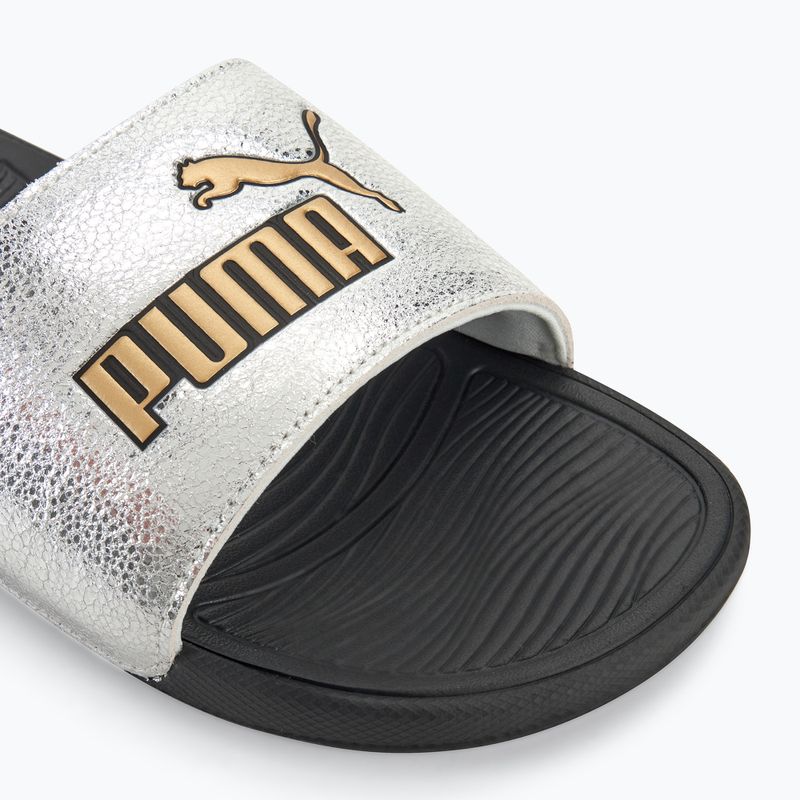 Šľapky PUMA Cool Cat 2.0 Metallic Shine puma silver/puma gold/puma black 7