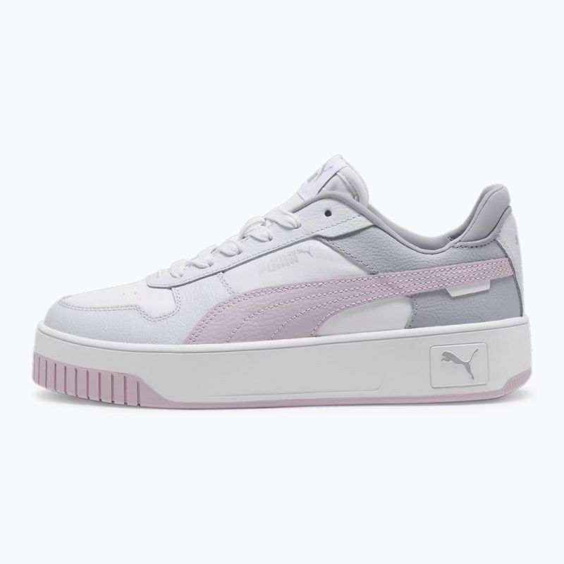 Dámske topánky Puma Carina Street puma white/grape mist/puma silver