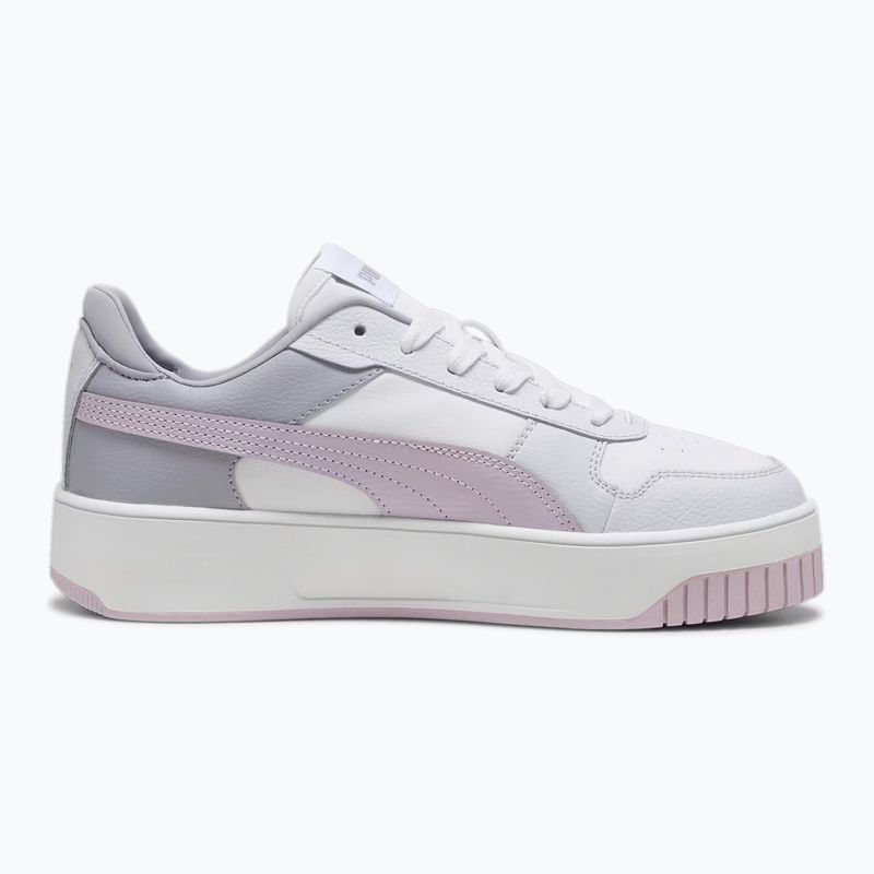 Dámske topánky Puma Carina Street puma white/grape mist/puma silver 2
