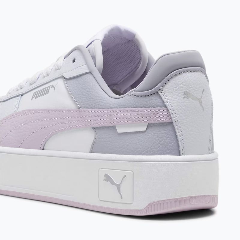 Dámske topánky Puma Carina Street puma white/grape mist/puma silver 6