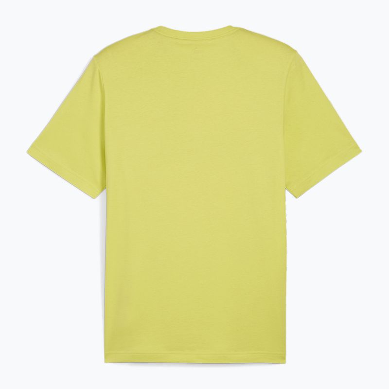 Pánske tričko PUMA Es Logo Tee (S) limetkový lesk 2