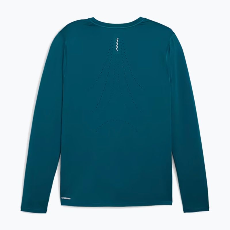 Pánske bežecké tričko s dlhým rukávom PUMA Run Cloudspun blue 2