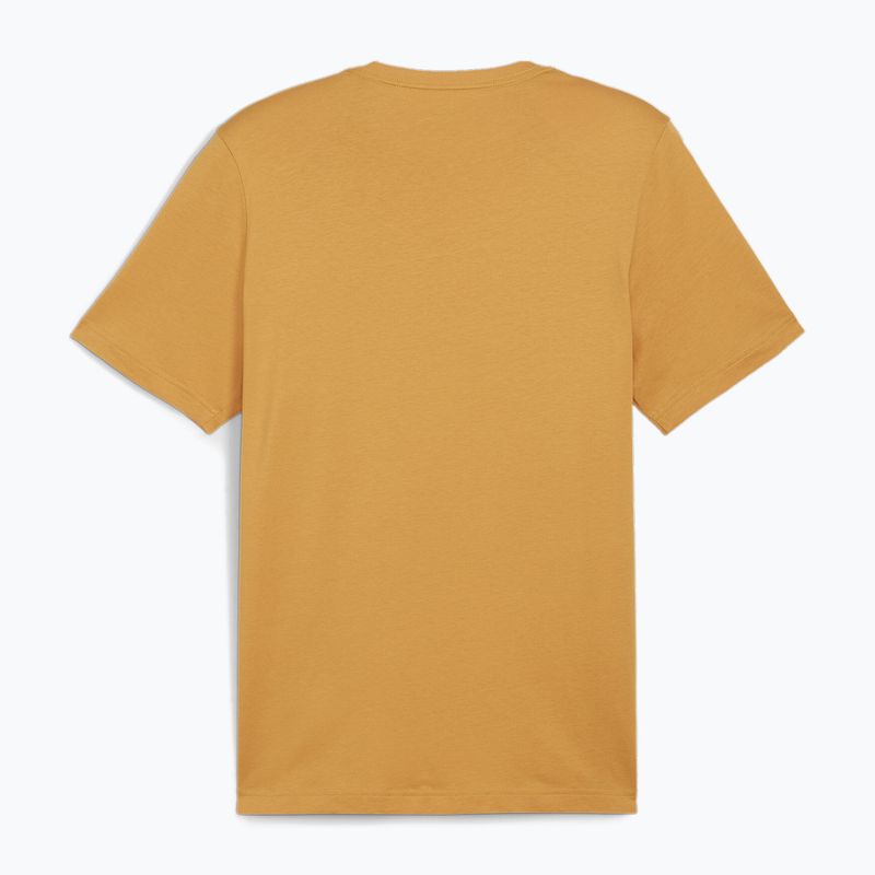 Pánske tričko PUMA Es Logo Tee (S) ginger tea 2