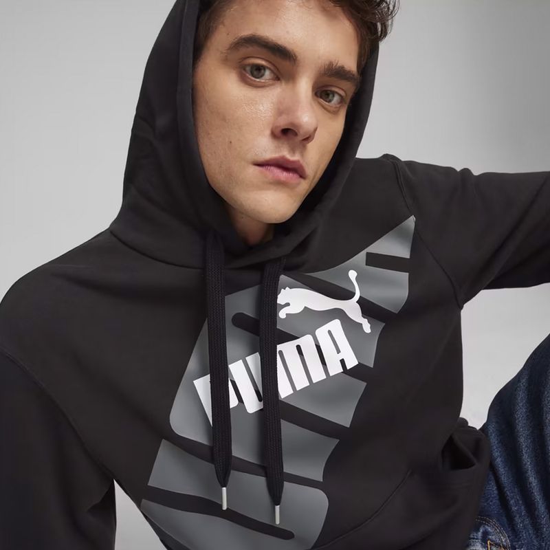 Pánska mikina PUMA Power Graphic Hoodie TR puma black 6