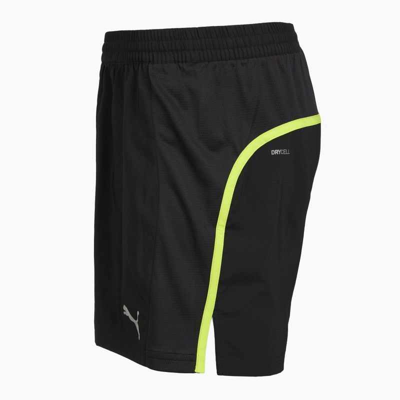 Pánske bežecké šortky Puma Run Favorite Velocity 5" Shorts black/lime 3