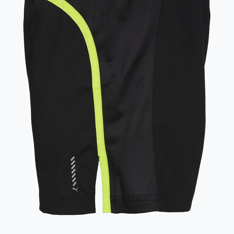 Pánske bežecké šortky Puma Run Favorite Velocity 5" Shorts black/lime 4