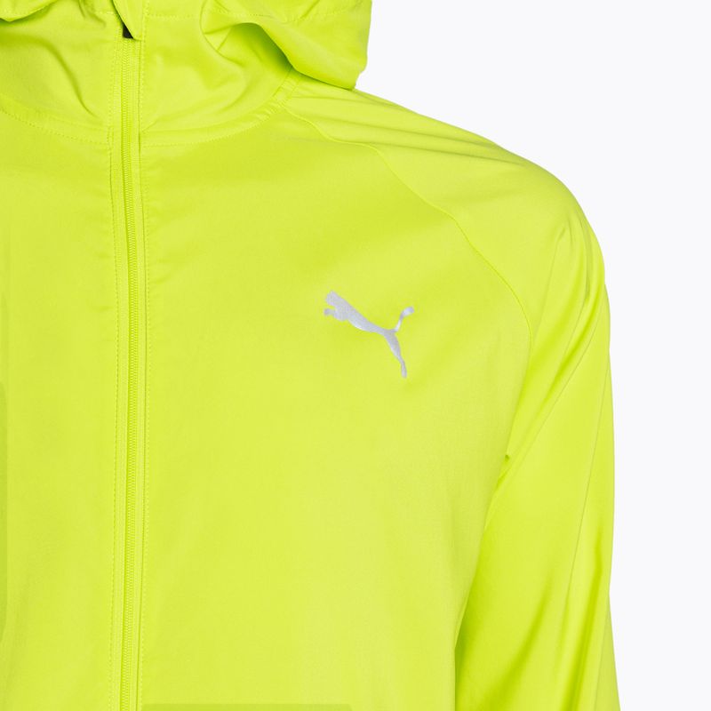 Pánska bežecká bunda PUMA Run Favoriteoven Hooded green 3