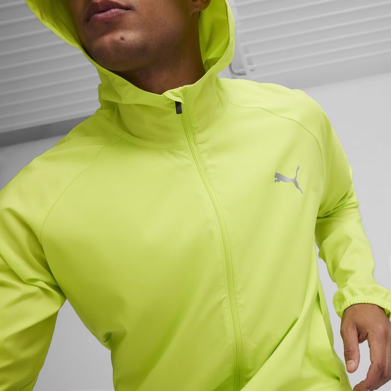Pánska bežecká bunda PUMA Run Favoriteoven Hooded green 8