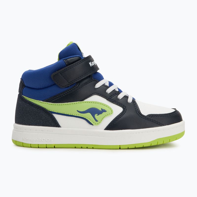 KangaROOS K-CP Hogan EV dark navy/lime detská obuv 2