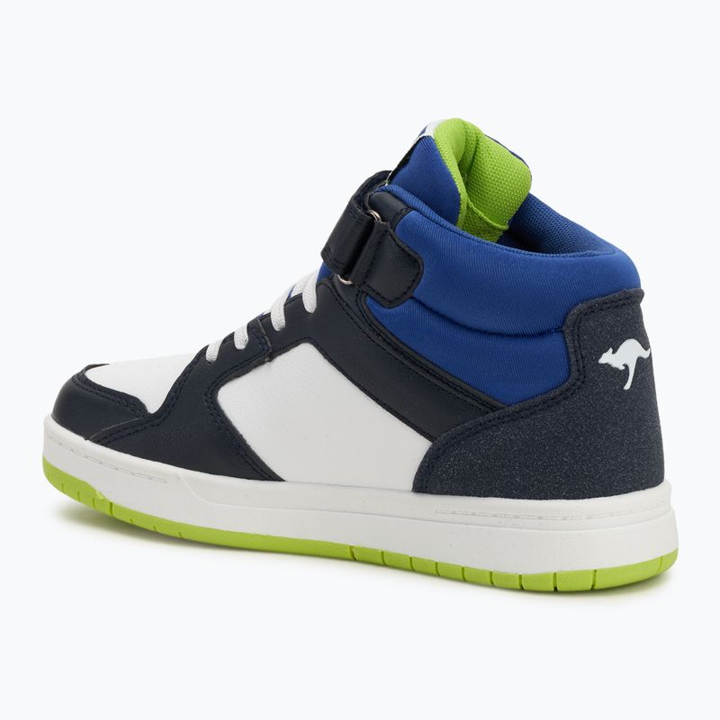 KangaROOS K-CP Hogan EV dark navy/lime detská obuv 3
