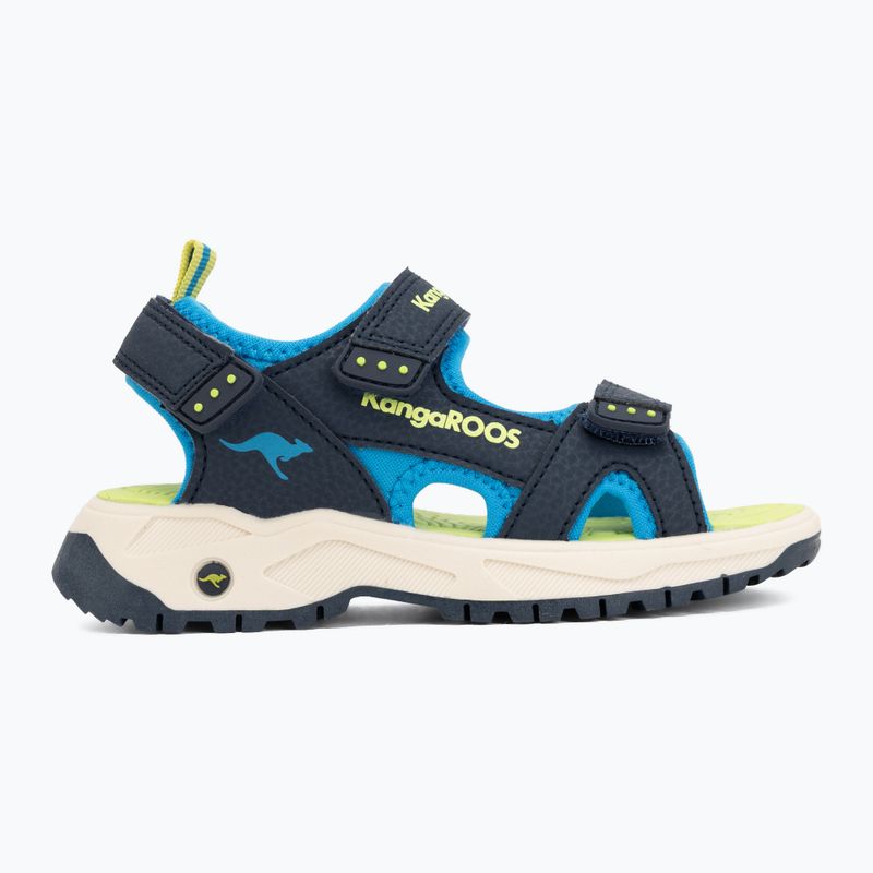 Detské sandále Kangaroos K-AS Ture dark navy/lime 2