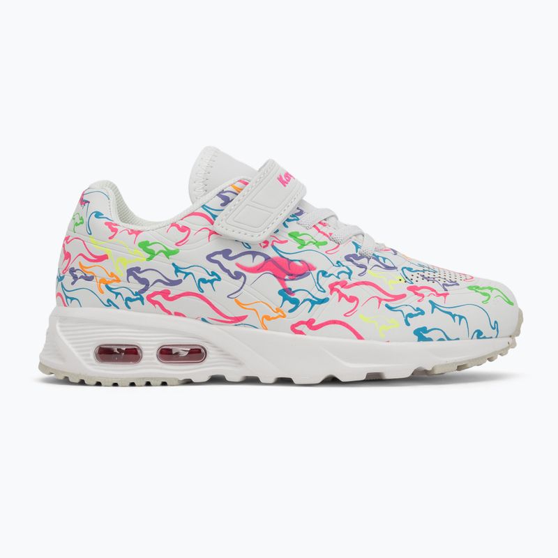 KangaROOS KX-Mega Multi EV 0090 white/multi detská obuv 2