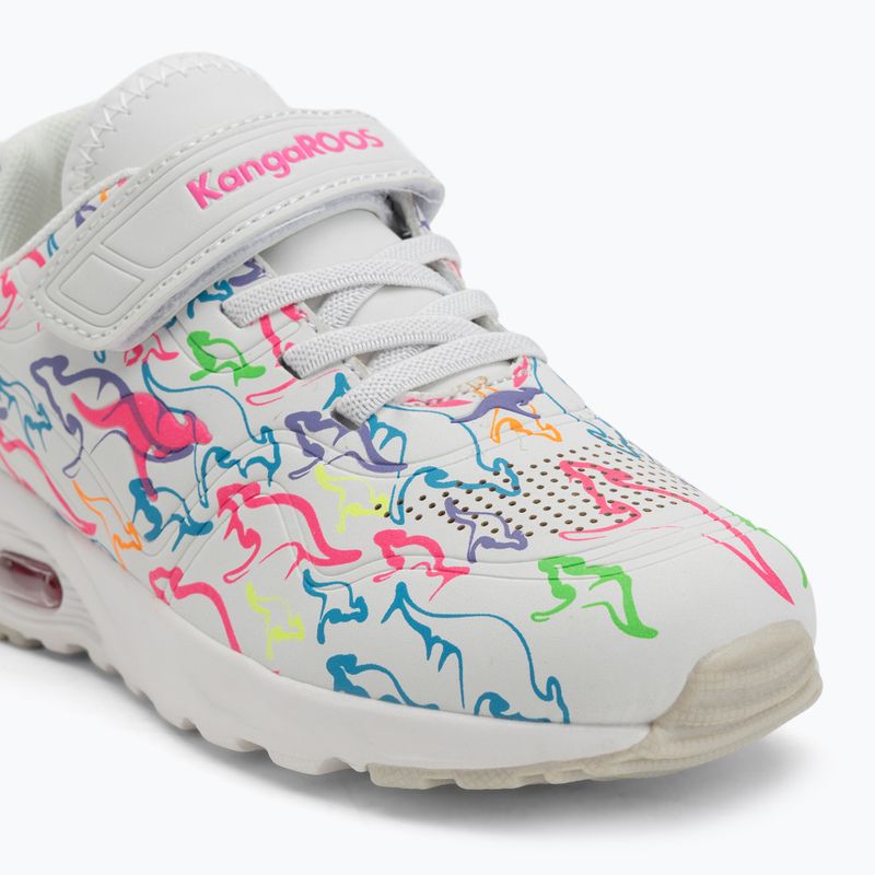 KangaROOS KX-Mega Multi EV 0090 white/multi detská obuv 7
