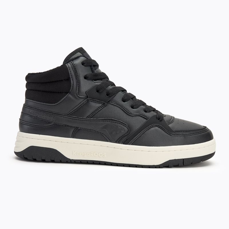 Pánske obuv  KangaROOS K-Draft Tony Mid jet black / cool beige 2