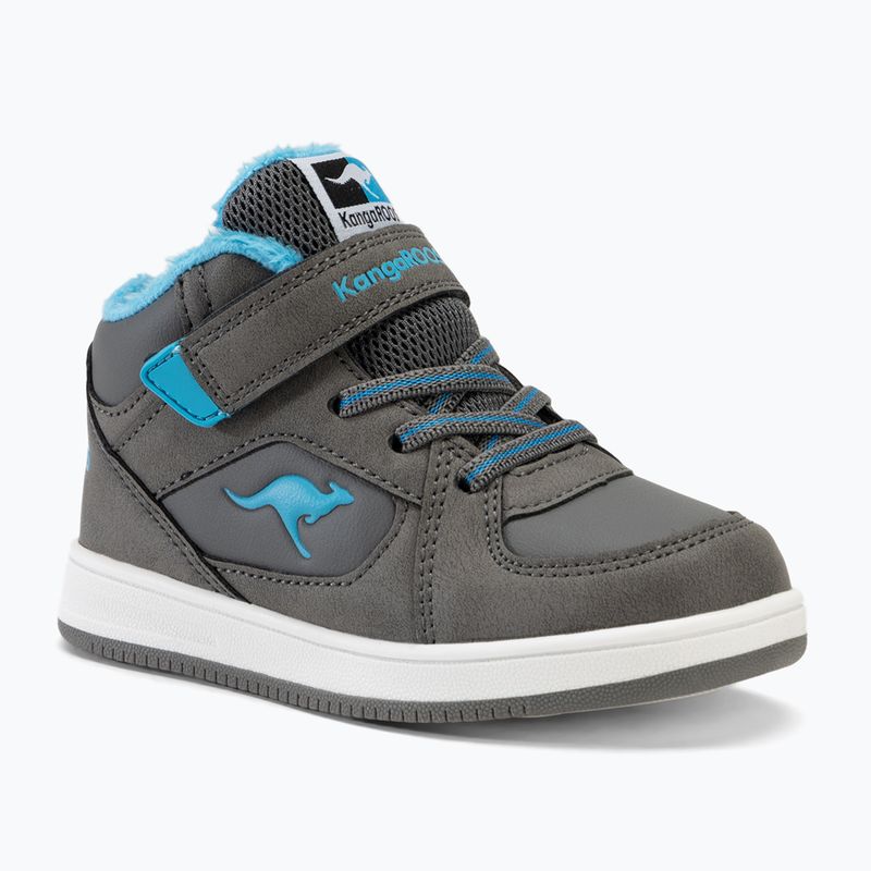 Detská obuv KangaROOS K-CPI Kalino Mid EV steel grey / sky