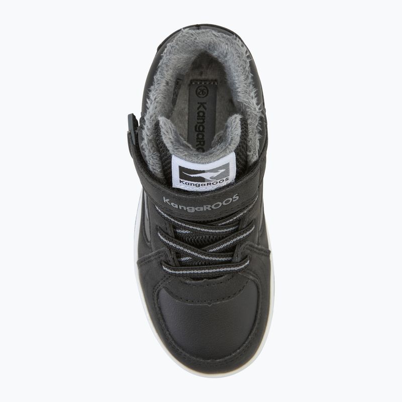 Detská obuv KangaROOS K-CPI Kalino Mid EV jet black / steel grey 5