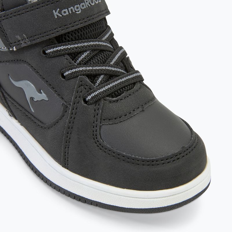 Detská obuv KangaROOS K-CPI Kalino Mid EV jet black / steel grey 7
