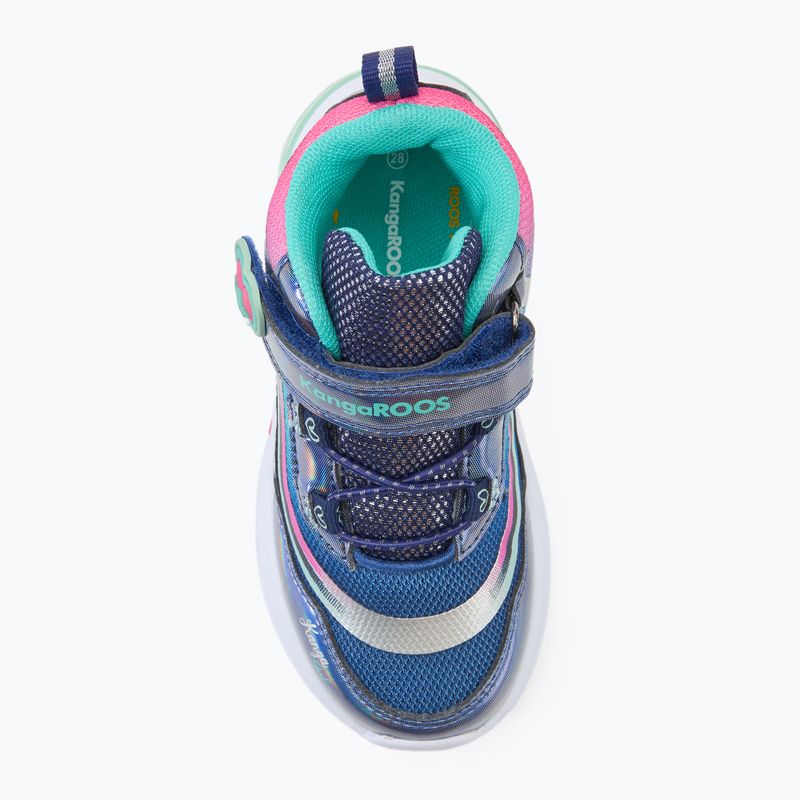 Detská obuv KangaROOS K-SLG Willow Mid EV navy / ocean 5