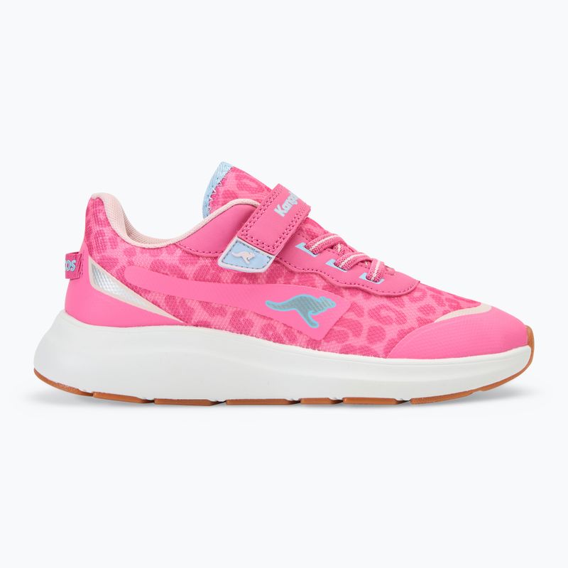 Detská obuv KangaROOS KB-Fancy EV daisy pink / blue sky 2