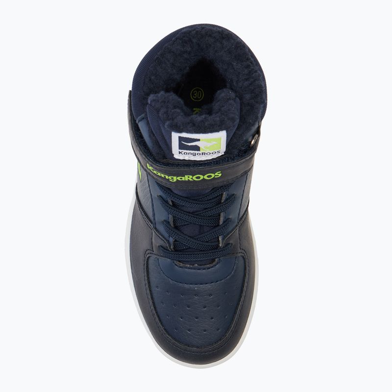 Detské topánky KangaROOS K-CP Bound Mid EV dark navy/lime 5