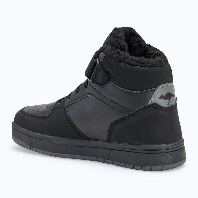 Detská obuv KangaROOS K-CP Bound Mid EV jet black / steel grey 3