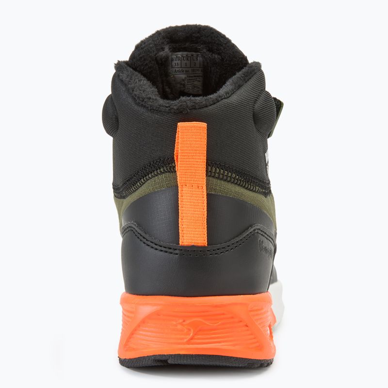 Detská obuv KangaROOS KX-Toke Mid EV military green / neon orange 6