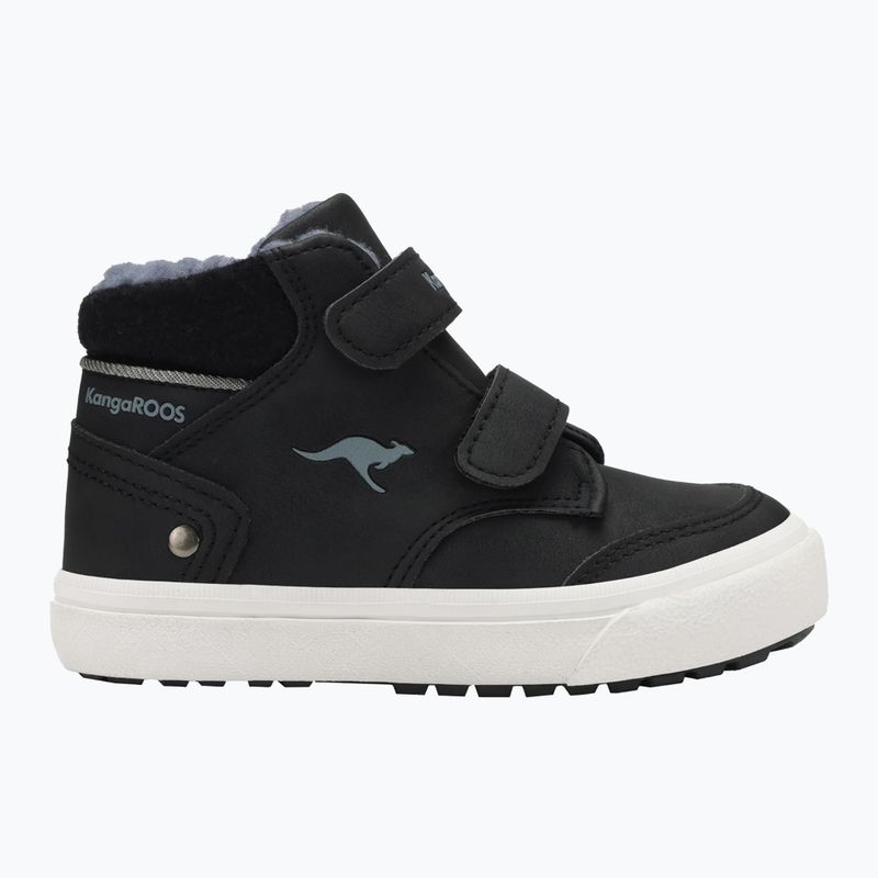 Detská obuv KangaROOS KaVu Primo V jet black / steel grey 8