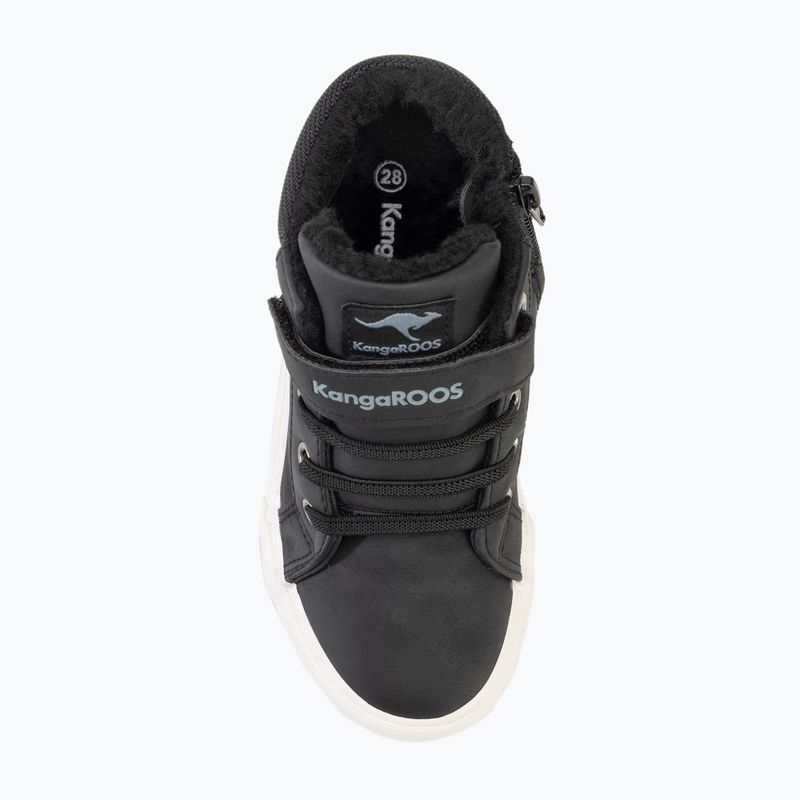 Detská obuv KangaROOS KaVu III jet black / steel grey 5