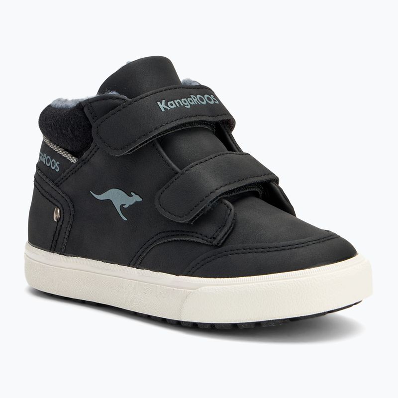 Detská obuv KangaROOS KaVu Primo V jet black / steel grey