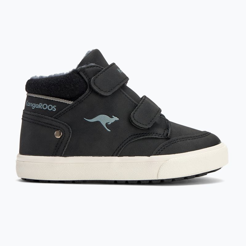 Detská obuv KangaROOS KaVu Primo V jet black / steel grey 2