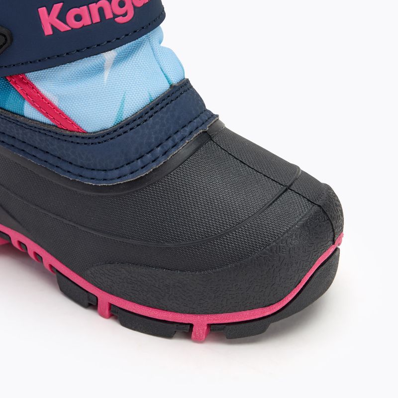 Detské snehule KangaROOS Kanga-Bean IV dk navy/ daisy pink 7