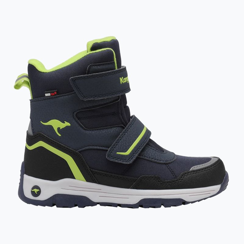 Juniorské snehule KangaROOS K-MJ Camp V RTX dk navy / lime 8