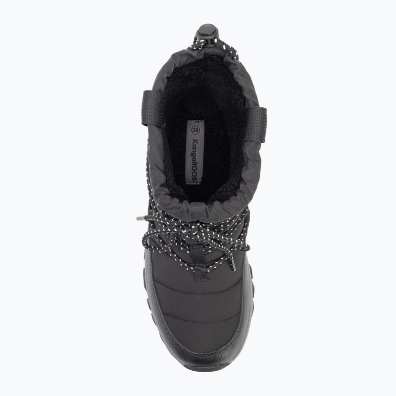 Dámske snehule KangaROOS K-FW Shego jet black / steel grey 5