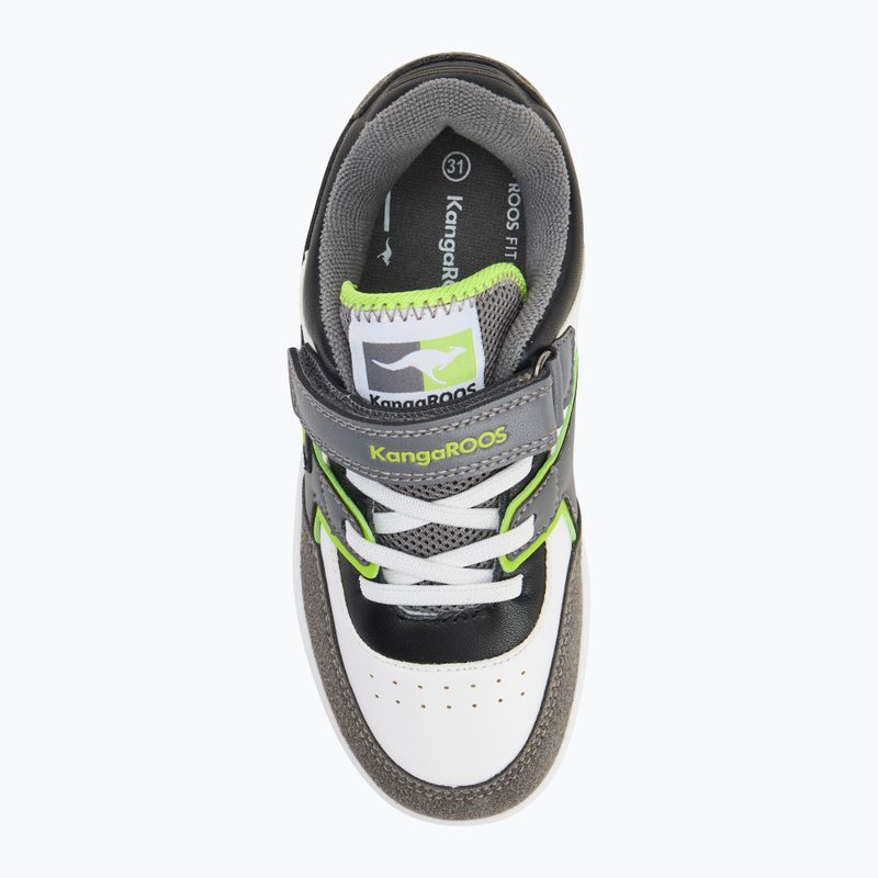 KangaROOS K-CP Bounder EV steel grey/neon green detská obuv 5