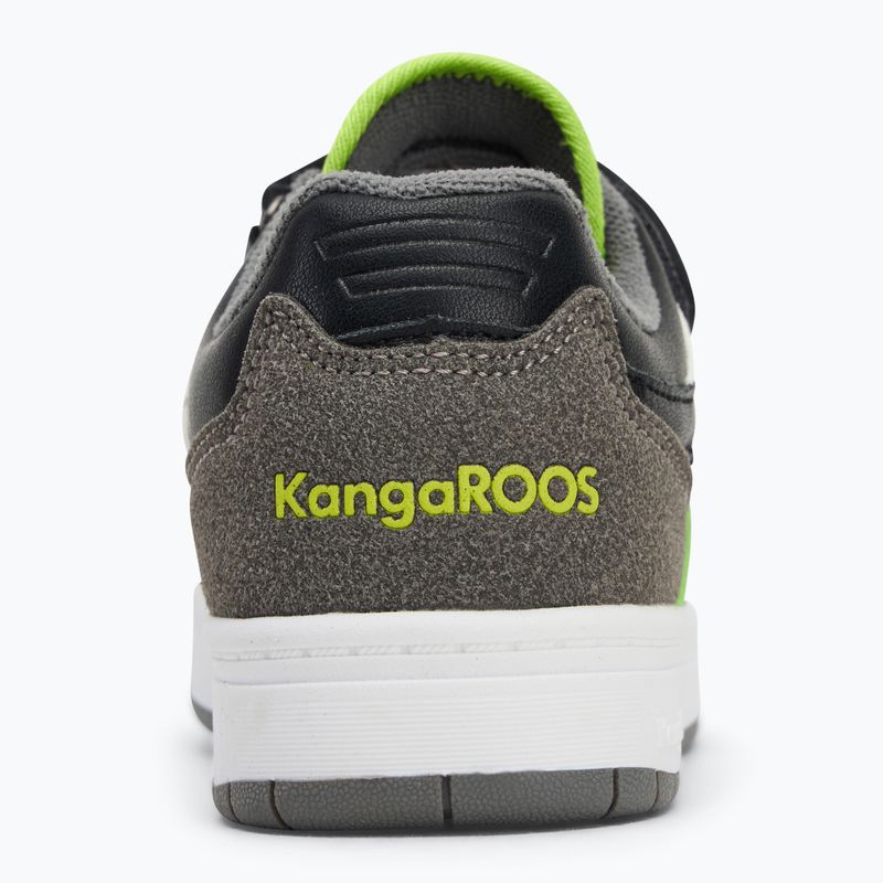 KangaROOS K-CP Bounder EV steel grey/neon green detská obuv 6